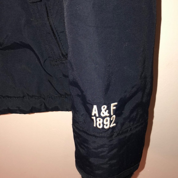 Abercrombie Navy Winter Jacket - Picture 2 of 3